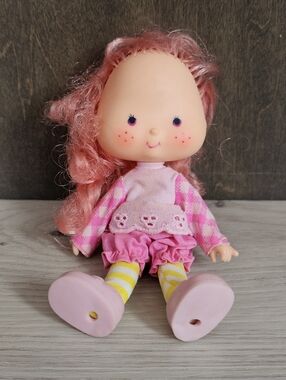 Vintage 70s Strawberry Shortcake, 5" Raspberry Tart Doll